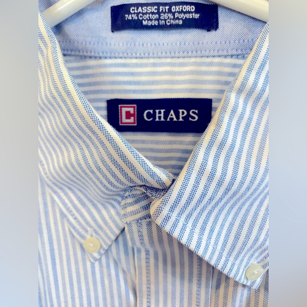 Chaps Button Down L - Picture 2 of 4
